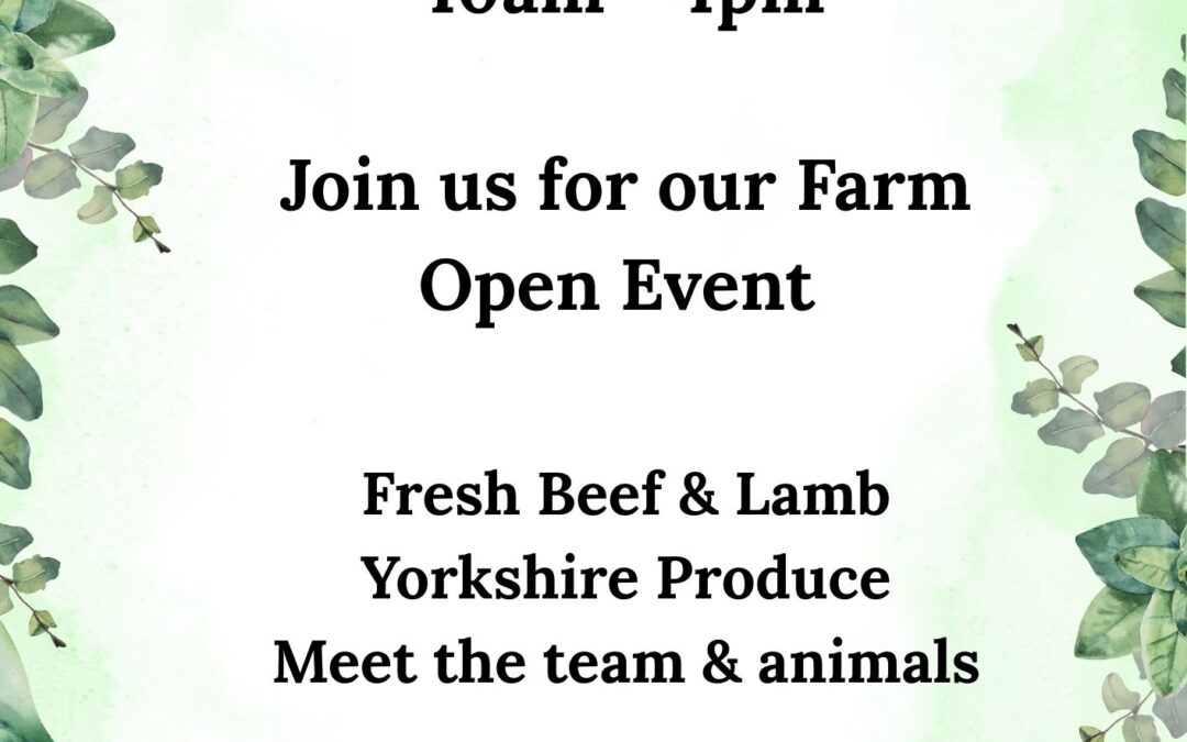 Farm Open Event- 26th July 2025