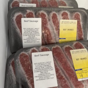 Beef Sausages