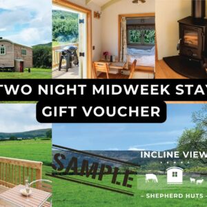 Two Night Midweek Shepherd Hut Stay